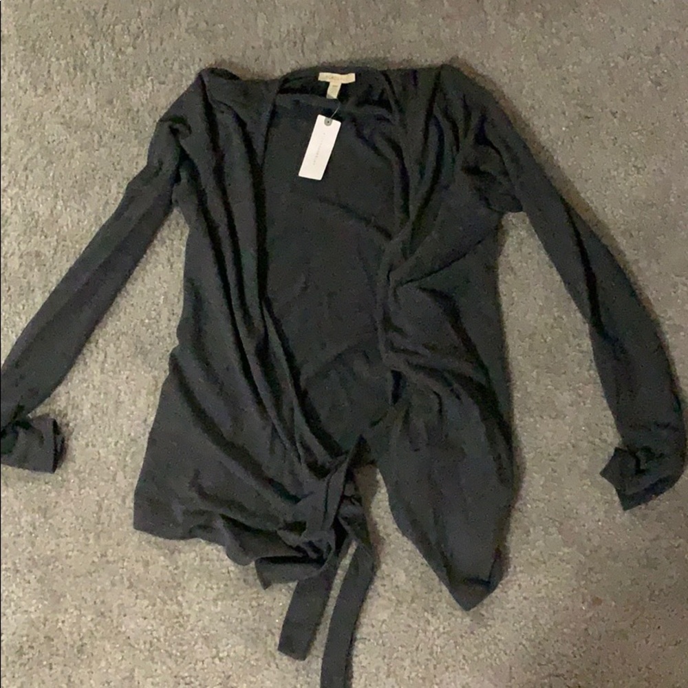 Anthropologie Bordeaux medium NWT cardigan gray